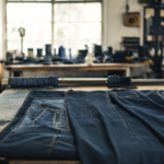 mesa de confección denim